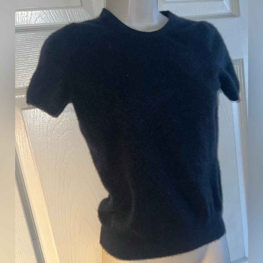 Sutton Studio Black Cashmere Sweater Top